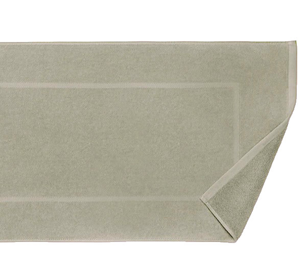 Sferra Canedo Nuovo Bath Tub Mat Light Green Combed Cotton 20x35