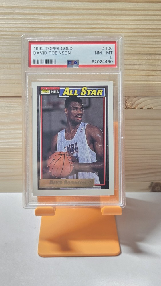 1992-93 Topps - All-Star David Robinson #106 Gold Basketball Card Spurs HOF