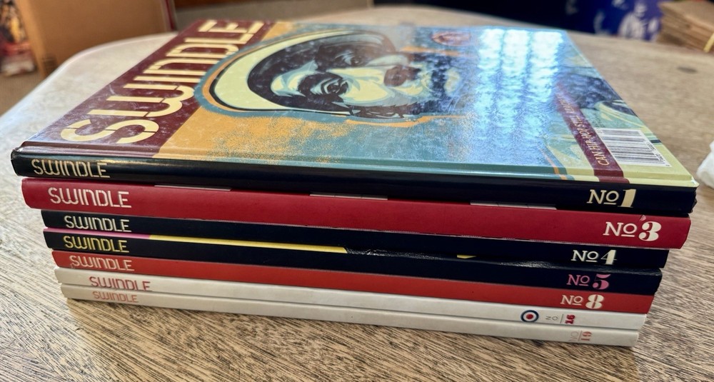 SWINDLE MAGAZINE Lot #1 3 4 5 8 16 19 BANKSY Shepard Fairey HARDCOVER