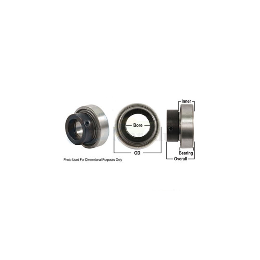 A-RA010RRB-I Ball Bearing Spherical w/ Collar Non Relubricatable Fits Case-IH