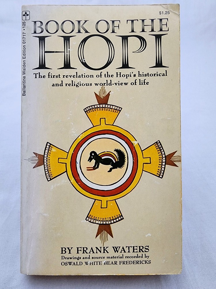 BOOK OF THE HOPI by Frank Waters (1969 Paperback) Indians *VERY GOOD*