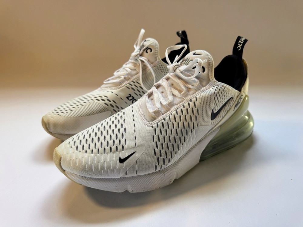 Nike Air Max 270 White Black Size 11 AH8050-100 [FLASH SALE]