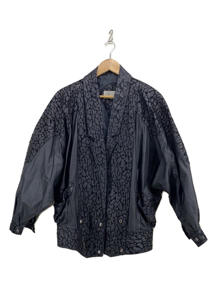 Winlit/Leather Jacket Blouson/L/Leather/Blk 3503