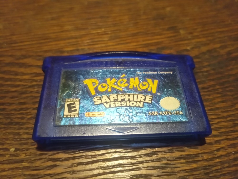 Pokemon Sapphire Version Game Boy Advance GBA Authentic Nintendo Tested Loose
