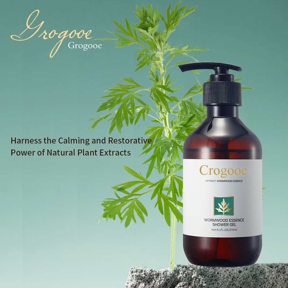 Crogooe-Herbal  Shower Gel,About 77 ArtemisiaExtract,containing Amino Acid, Herb