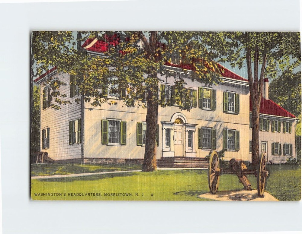 Postcard Washington's Headquarters Morristown National Historical Park NJ