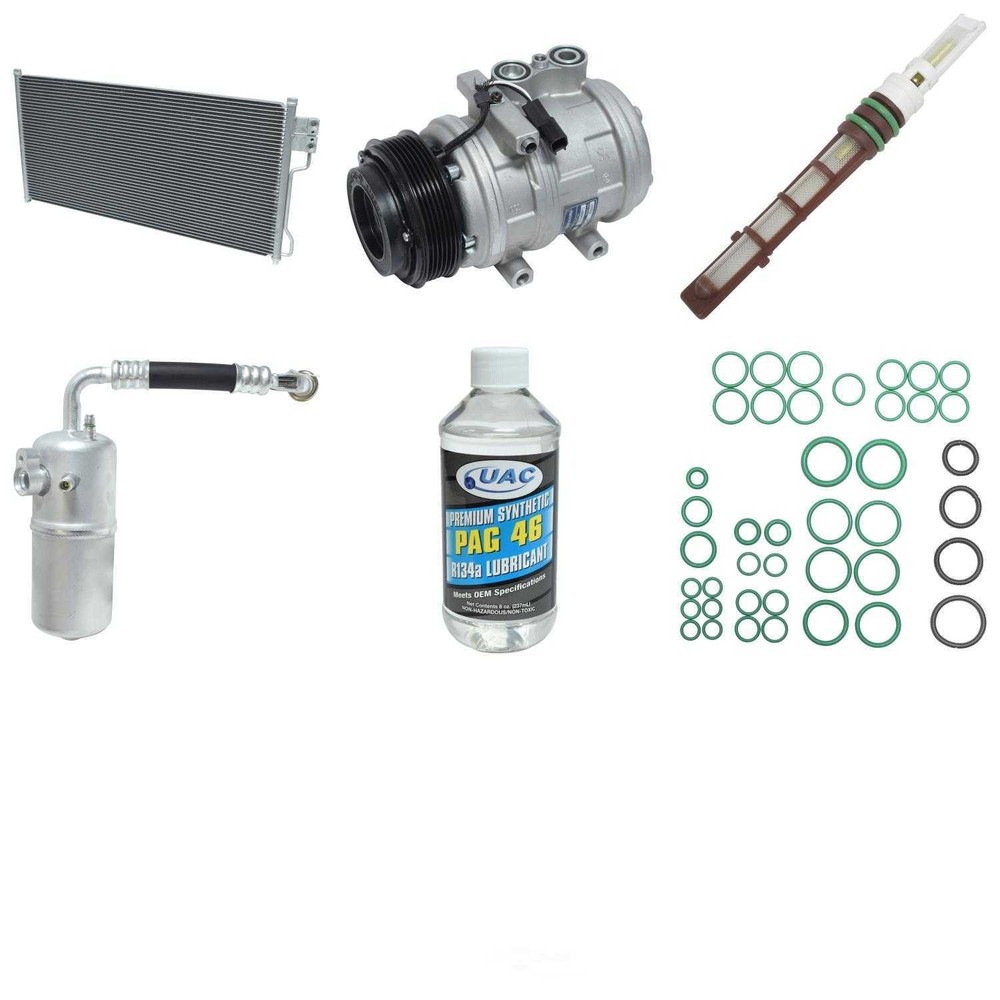 A/C Compressor Kit with Condenser Replacement for 2002 Lincoln Navigator UAC