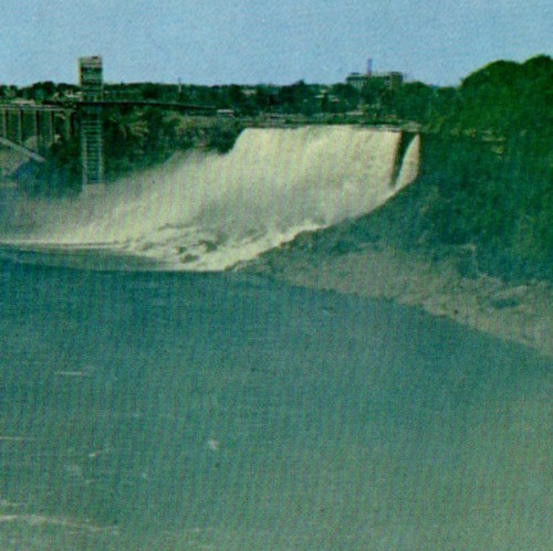 Vintage Postcard Niagara Falls Maid Of The Mist Boat Rainbow Bridge Buffalo NY