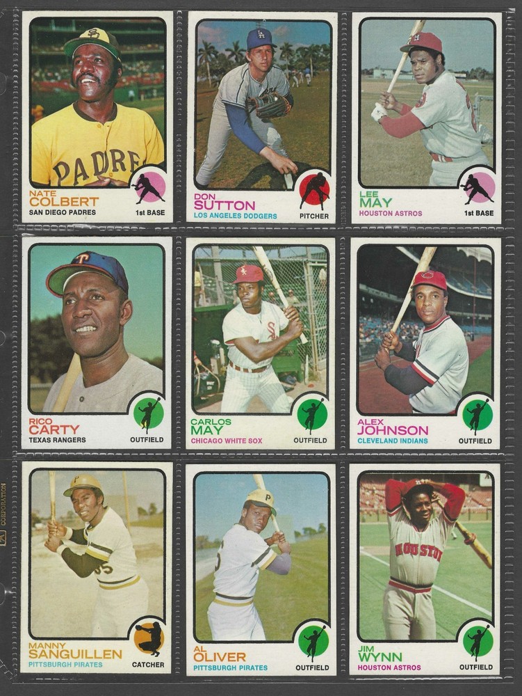 1973 Topps Baseball Lot (32) w/Minor Stars HIGH GRADE