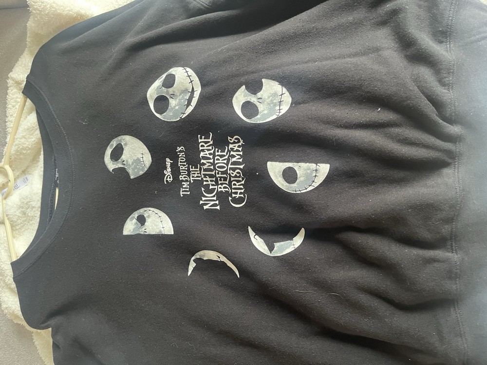 Disney The Nightmare Before Christmas Women’s Sweatshirt 2xl Jack Skellington