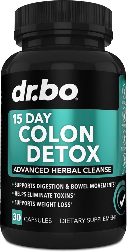 Colon Cleanser Detox for Weight Flush - 15 Day Intestinal Cleanse Pills &...