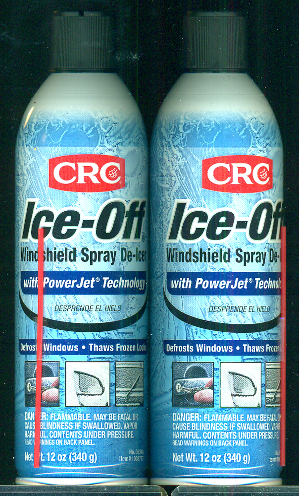 CRC Ice-Off Windshield Spray  De-Icer Two-Can Lot
