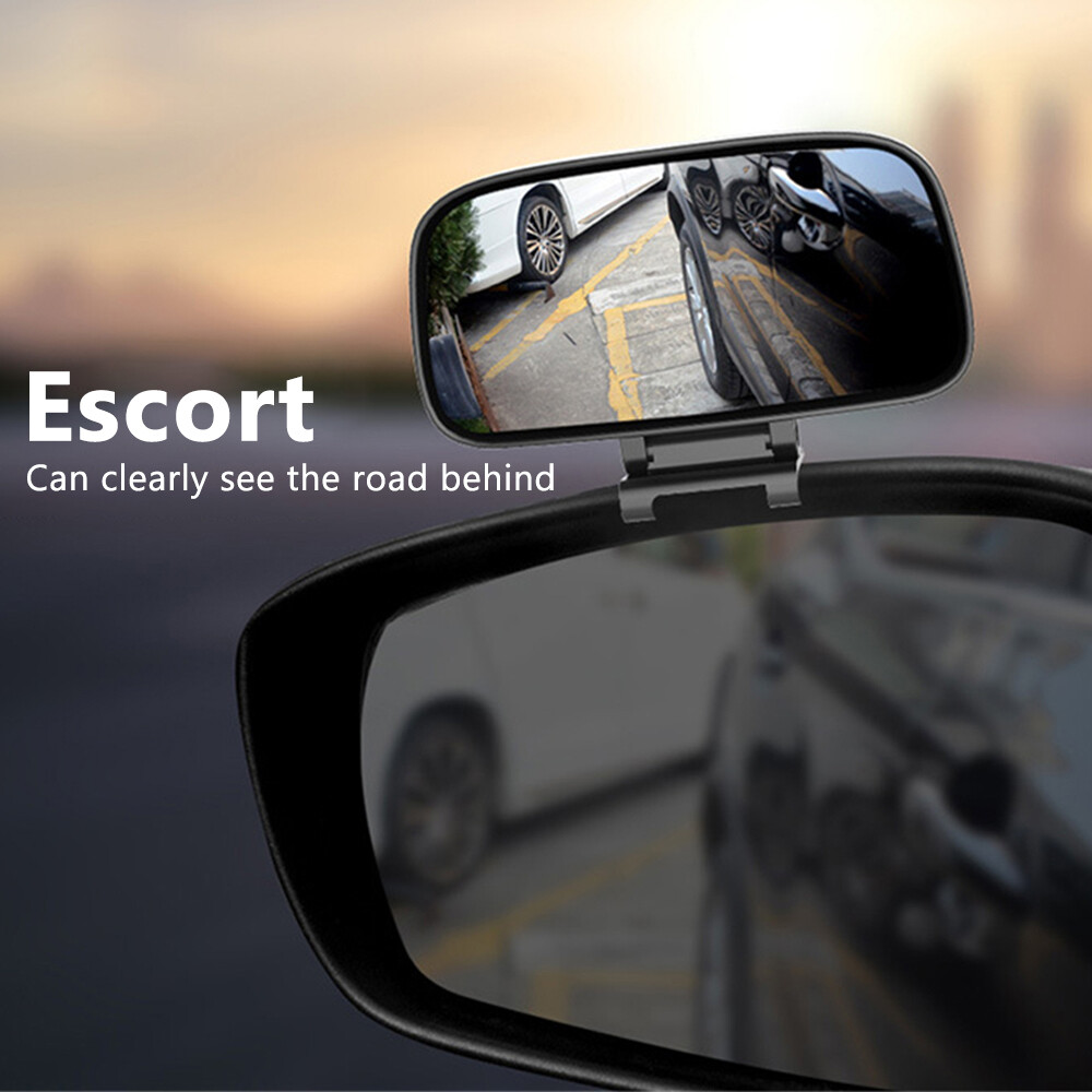 Universal Wide Angle Blind Spot Mirror for Safer Rear View Driving USA