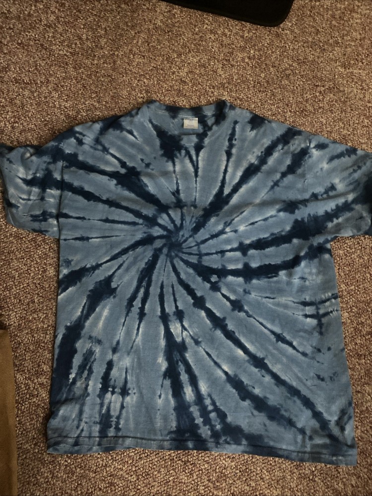 Tie Dye Shirt XL MENS Liquid Blue NICE