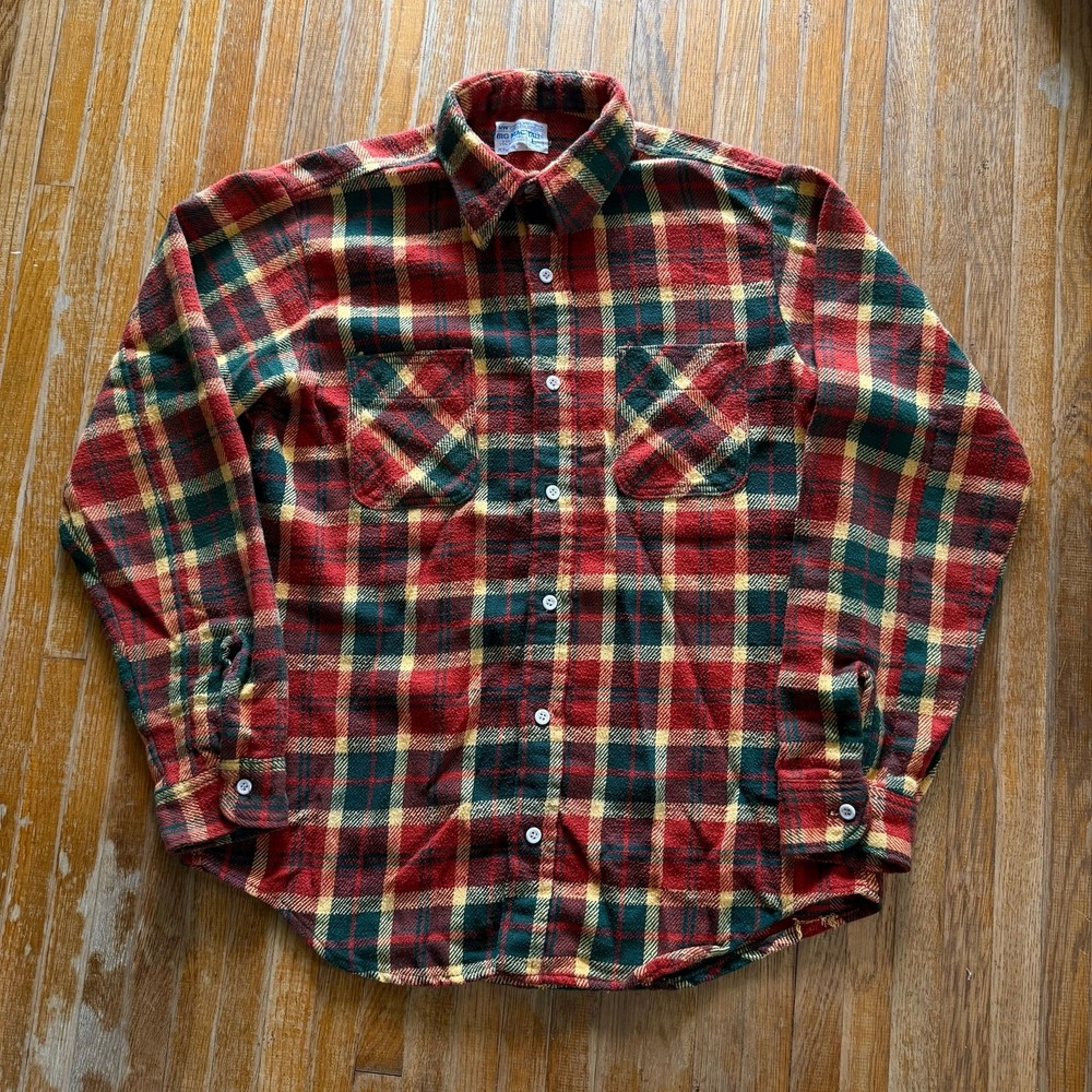 Vintage 70’s JCPenney BigMac Cotton Blend Flannel Sz L Tall