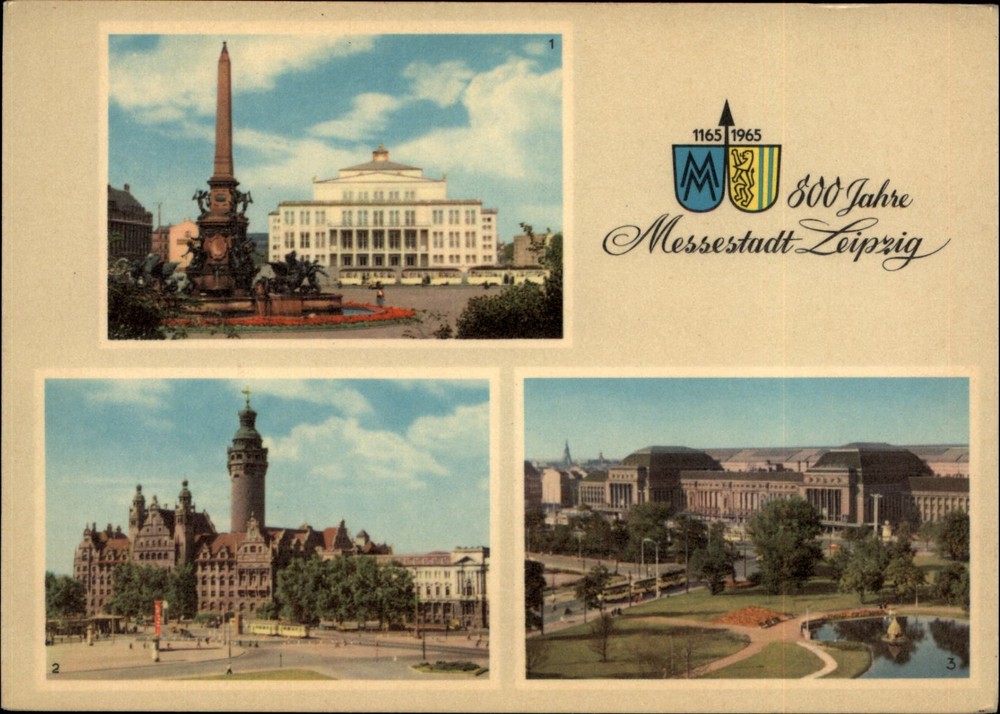Leipzig Saxony Germany City Hall vintage postcard c704