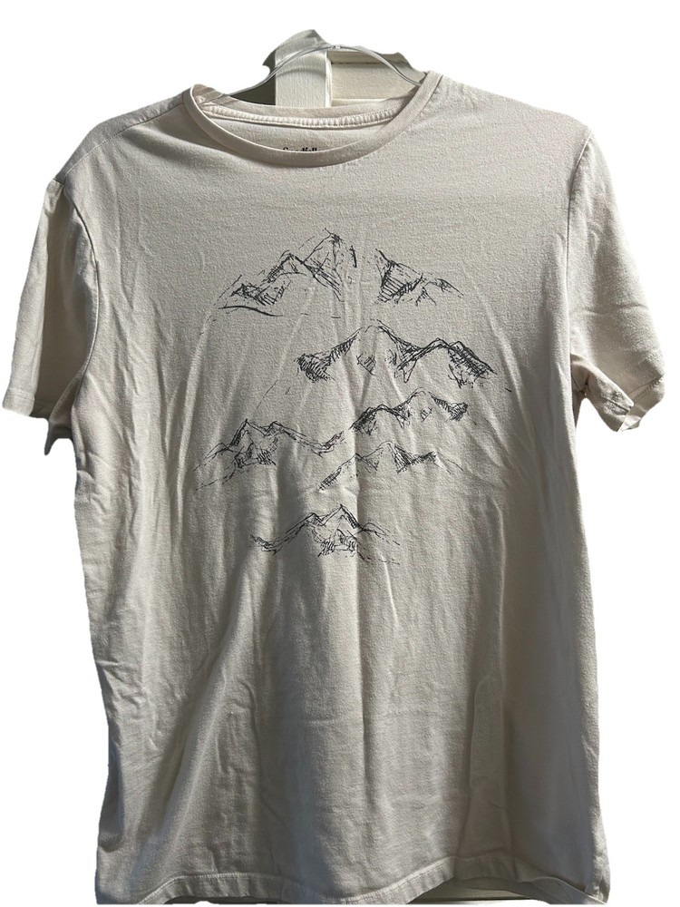 Goodfellow White Medium Cotton Crew Neck T-Shirt