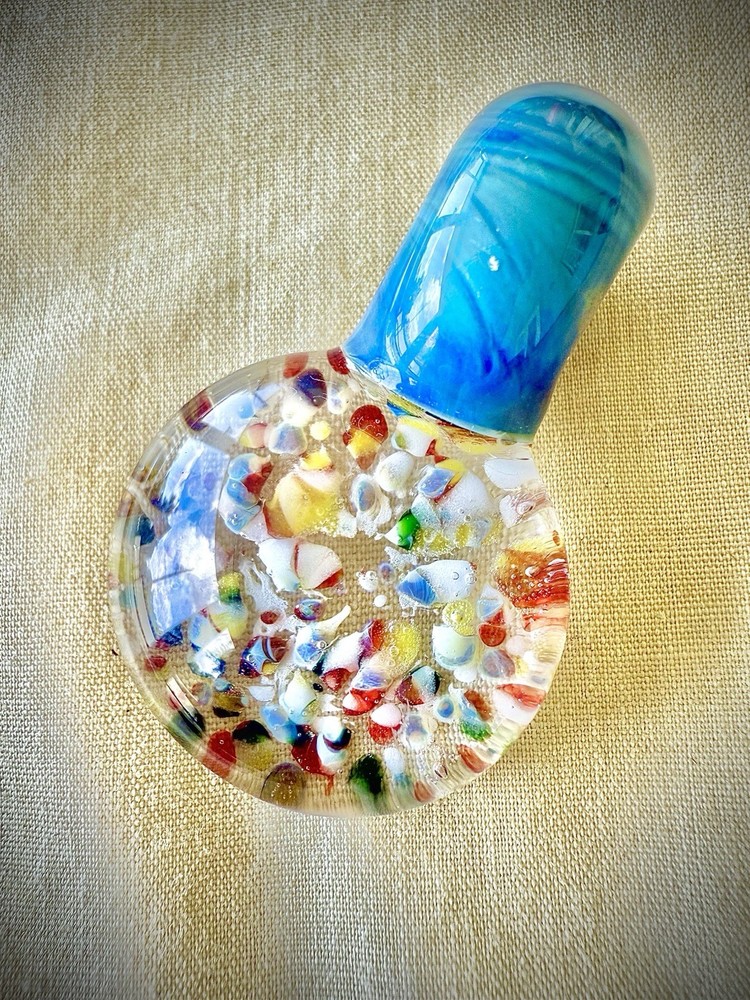 Art Glass Pendant Confetti Borosilicate Lampwork - BEAUTIFUL!