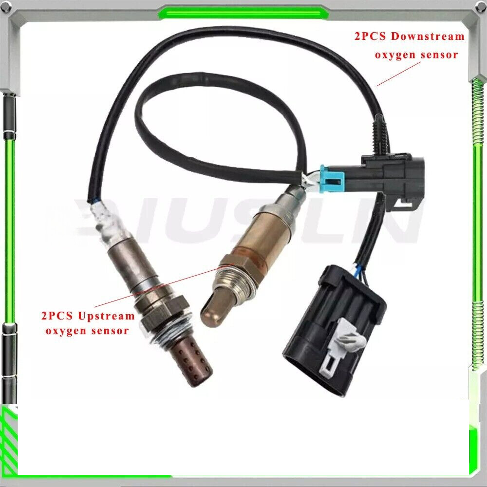 4PCS Upstream&Downstream O2 Oxygen Sensor For Chevy Silverado GMC 1500 1996-2002