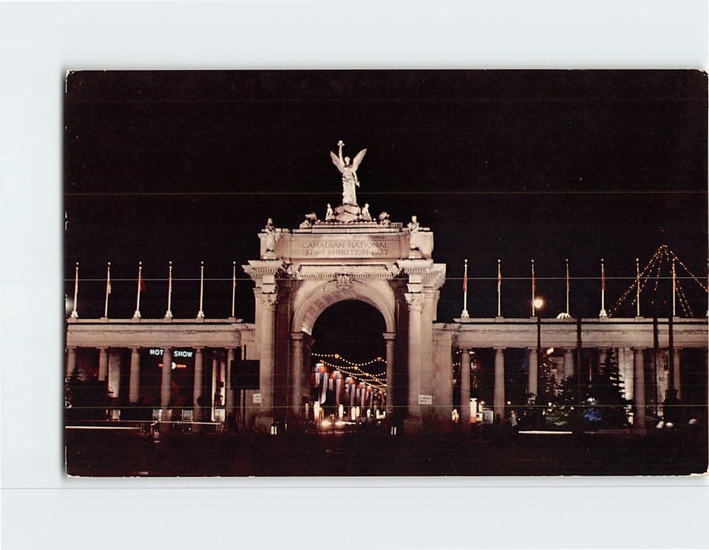 Postcard Princess Gate Canadian national Exhibition Grounds