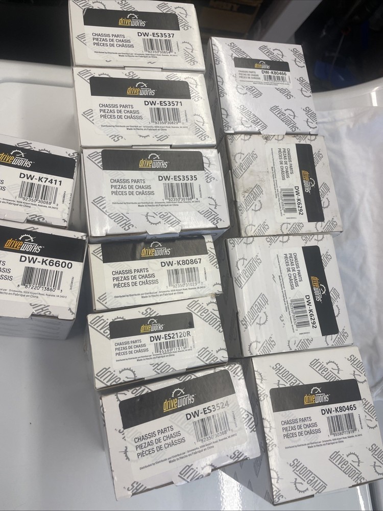 Mixed Car Parts Lot DriverWorks New In Box 12 Parts