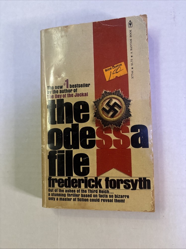 THE ODESSA FILE by Frederick Forsyth vintage 1974 Bantam paperback THRILLER