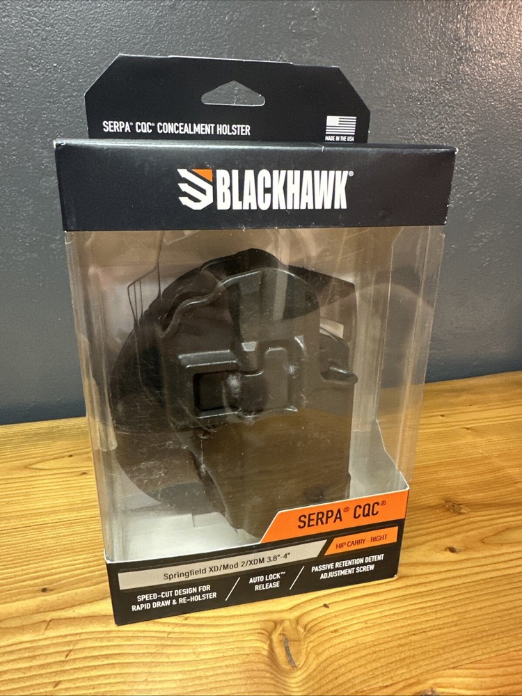 BLACKHAWK, CQC SERPA w/Belt/paddle Attachment Fits Springfield XD, XDM, Mod 2