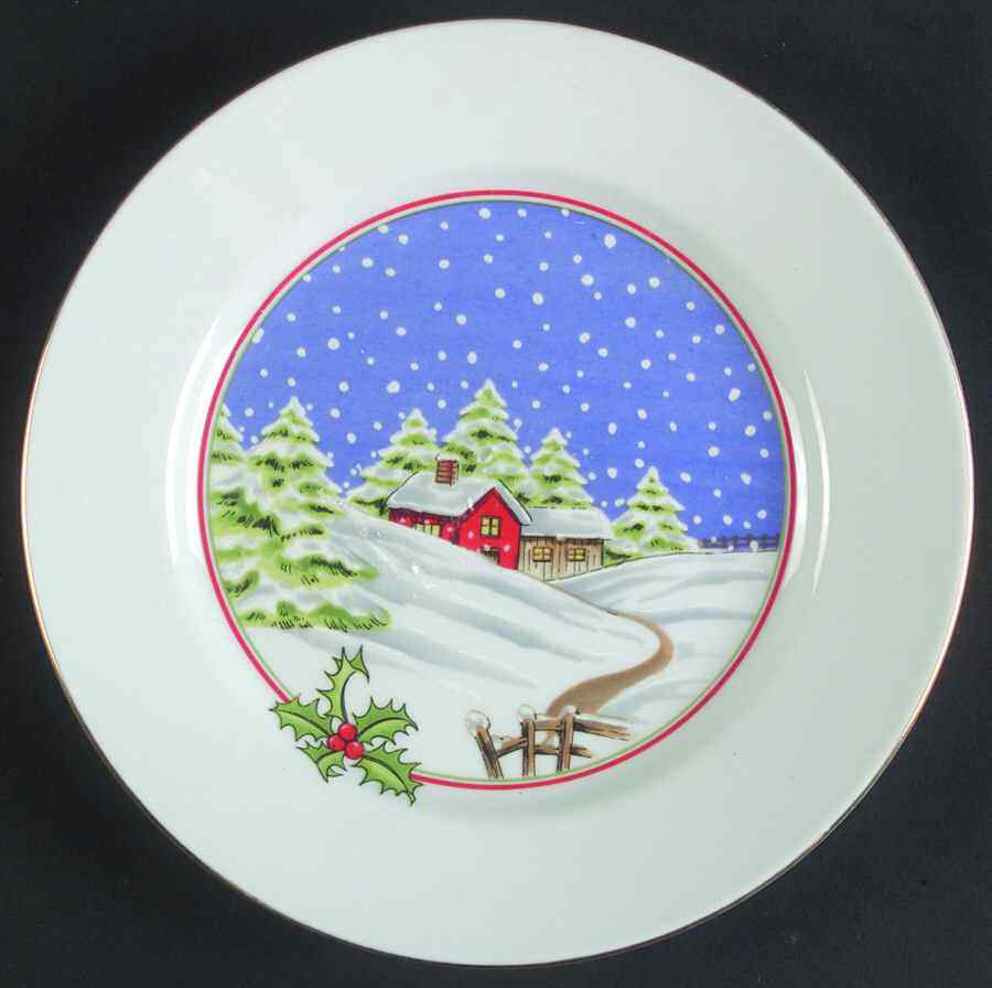 Shibata Home For The Holidays Salad Plate 1157689