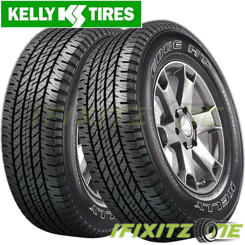2 Kelly Edge H/T 275/65R18 116T OWL Tires, All-Season, 60K Mile, Highway, New