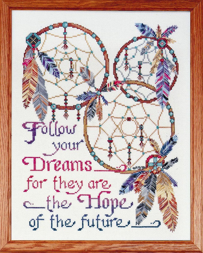 Crafts Dreamcatchers Counted Cross Stitch Kit, Multi