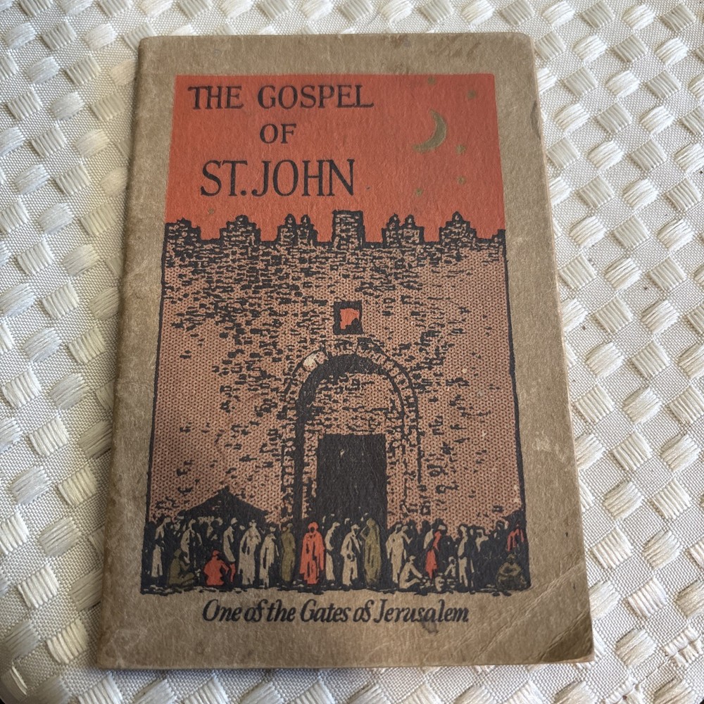 Antique American Bible Society Pocket Size Booklet The Gospel of St John