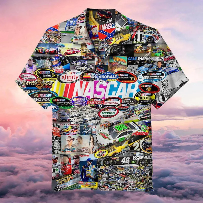 Stock Car Racing Hawaii Shirt Aloha Beach Vacation Men