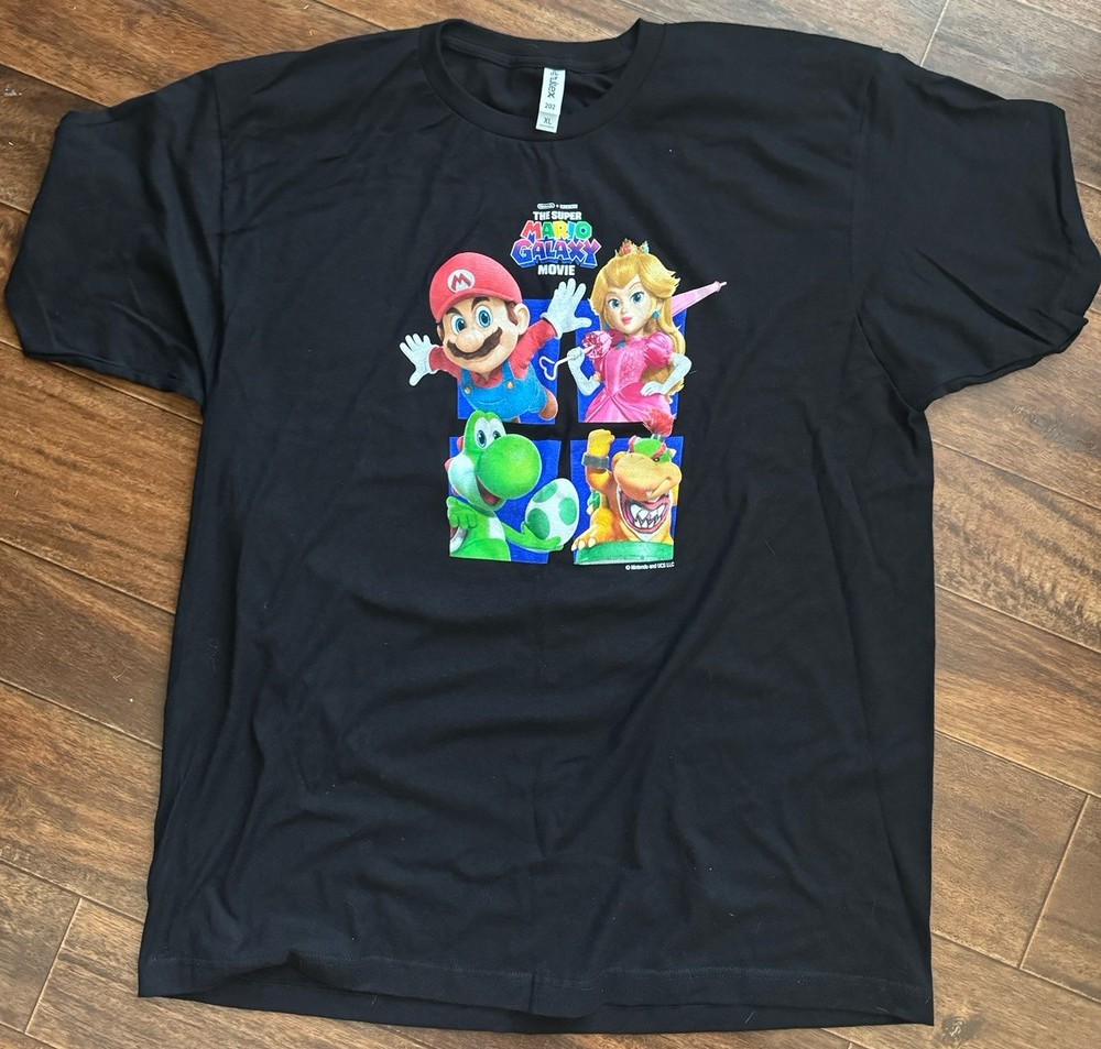 The Super Mario Galaxy Movie T-Shirt - Adult XL NEW Exclusive