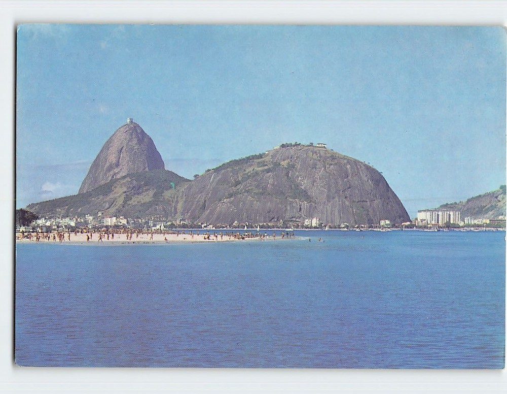 Postcard Sugarloaf Mountain Rio de Janeiro Brazil