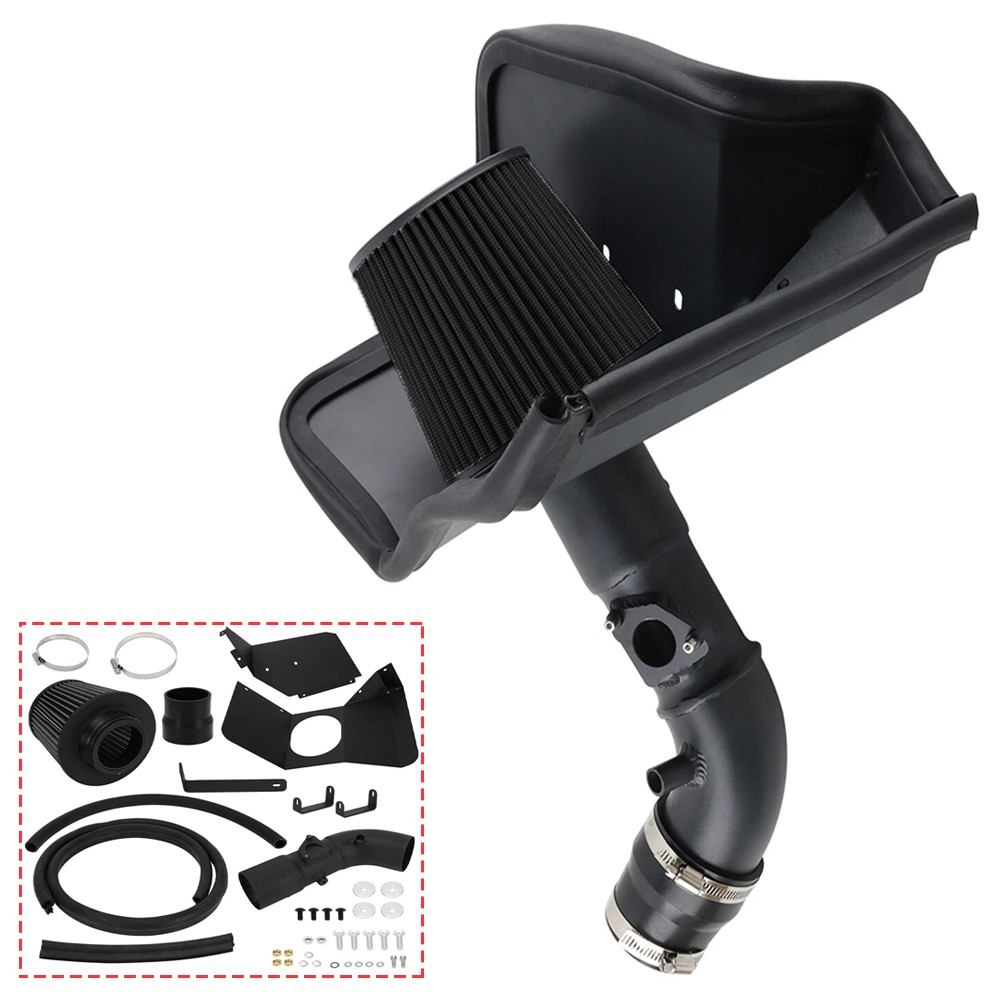 Heat Shield Cold Air Intake Kit For 09-17 Corolla/16-17 Scion iM 1.8L w/ Filter