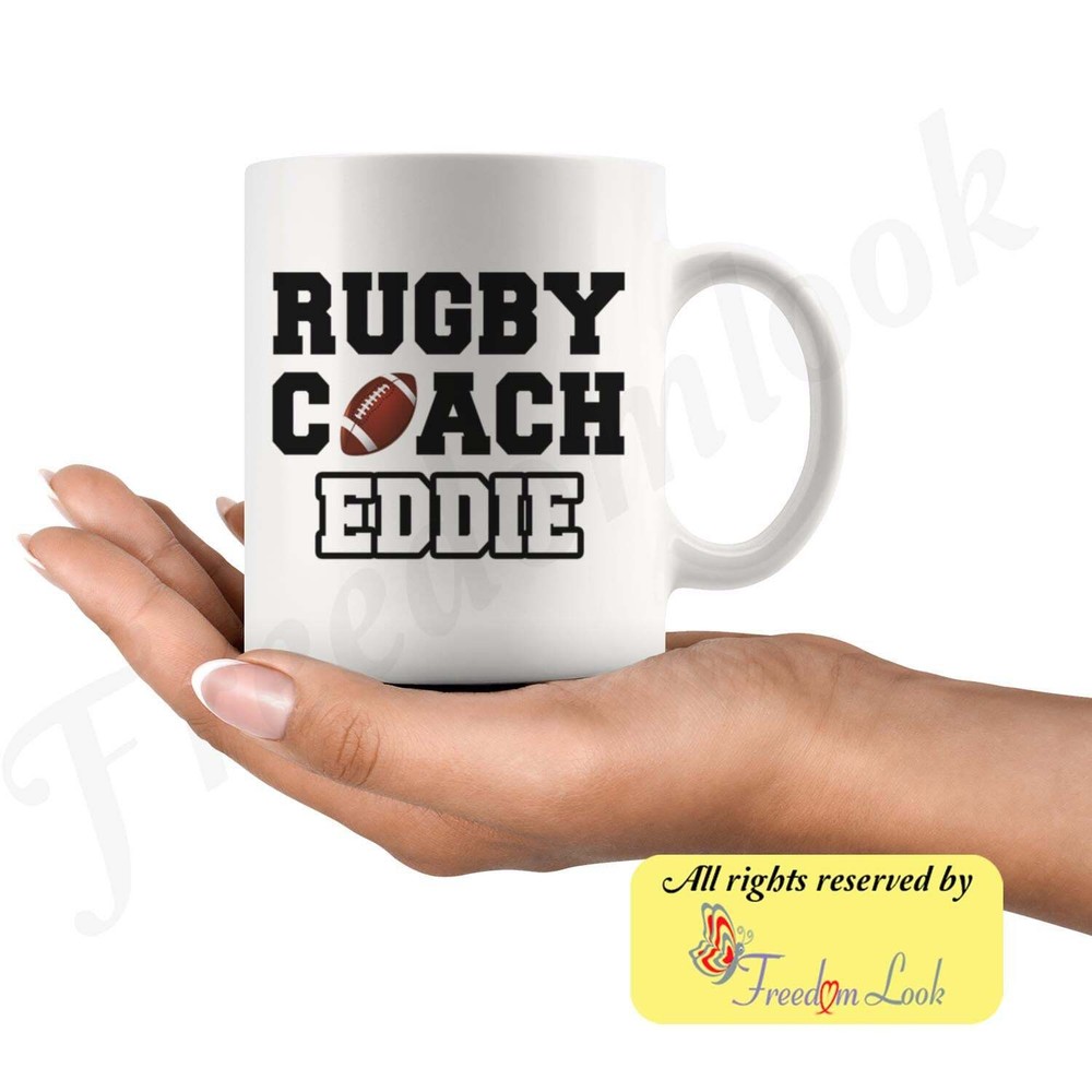 Personalized Rugby Coach Birthday Gift Mug For Women And Men Rugby Coach Meaning