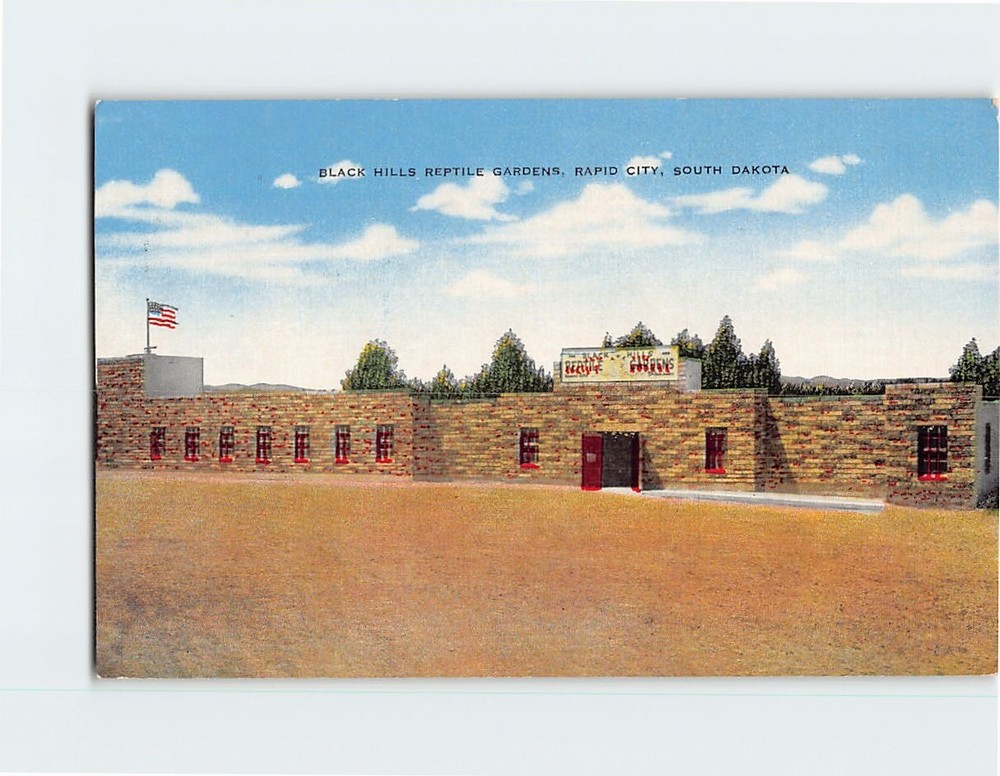 Postcard Black Hills Reptile Gardens Rapid City South Dakota USA