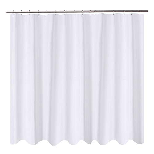 Fabric Shower Curtain Liner 96 X 78 Inch Xl Size Hotel Quality Washable Water Re
