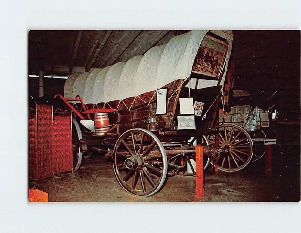 Postcard Genuine Original Conestoga Wagon Nebraska