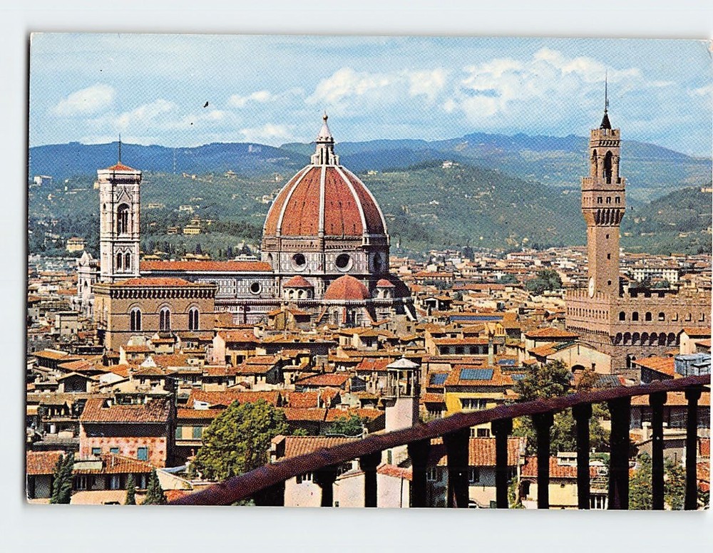 Postcard General View Florence Italy