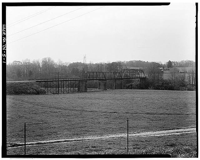 1. GENERAL VIEW BRIDGE FROM NORTHWEST. - Dentville Road Bridge, Spanning