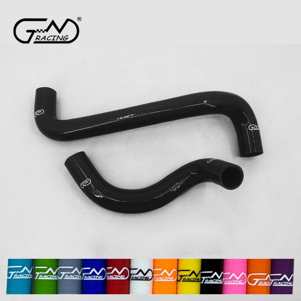 Fit 05-06 Pontiac GTO / 05-07 Vauxhall Monaro VXR Silicone Radiator Hoses Black