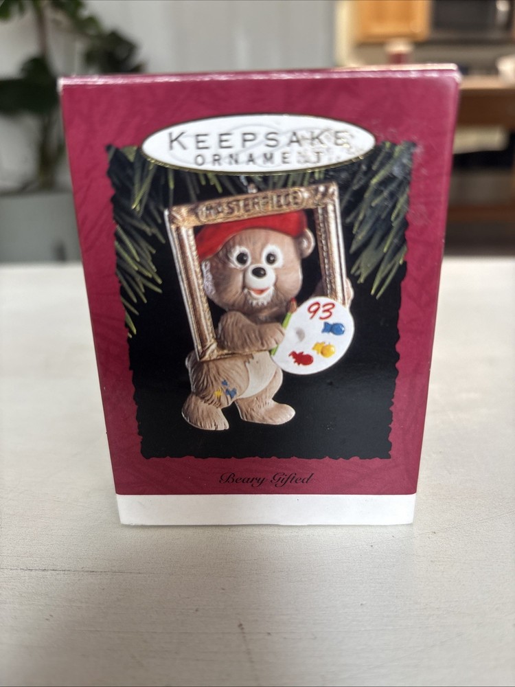 Hallmark 1993 Keepsake Ornament Beary Gifted