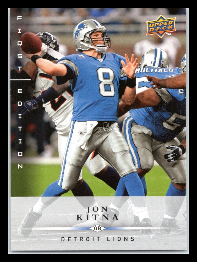 2008 Upper Deck First Edition #51 Jon Kitna Detroit Lions