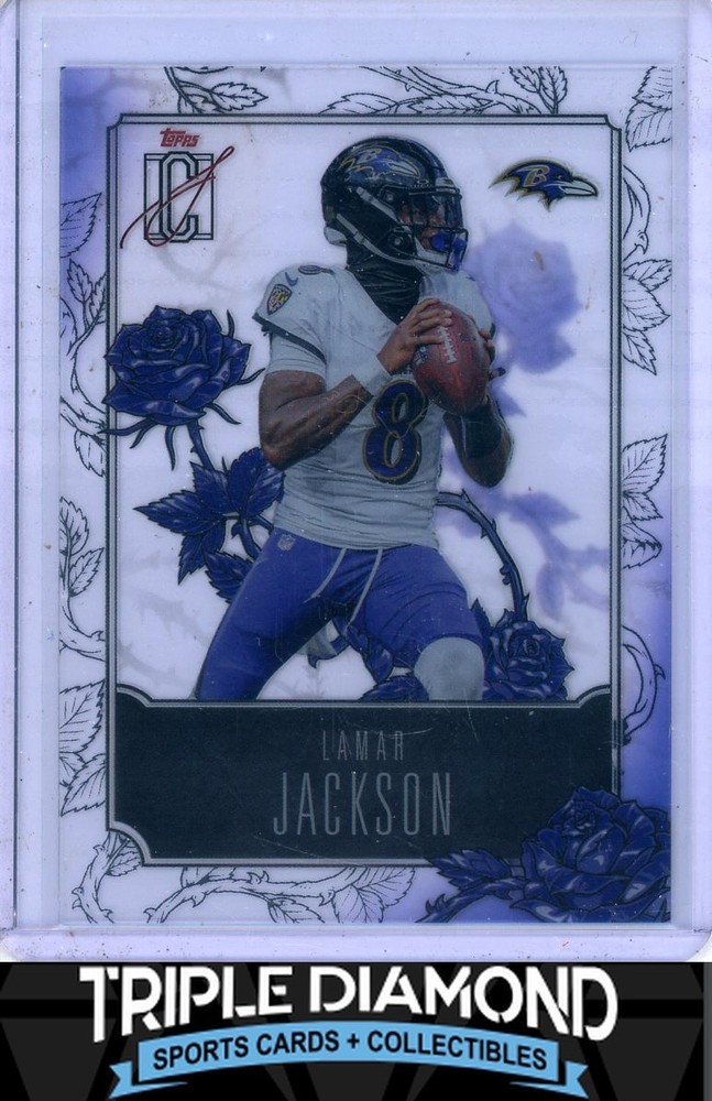 2025 Topps Signature Class Lamar Jackson Roses SP Case Hit Ravens T353