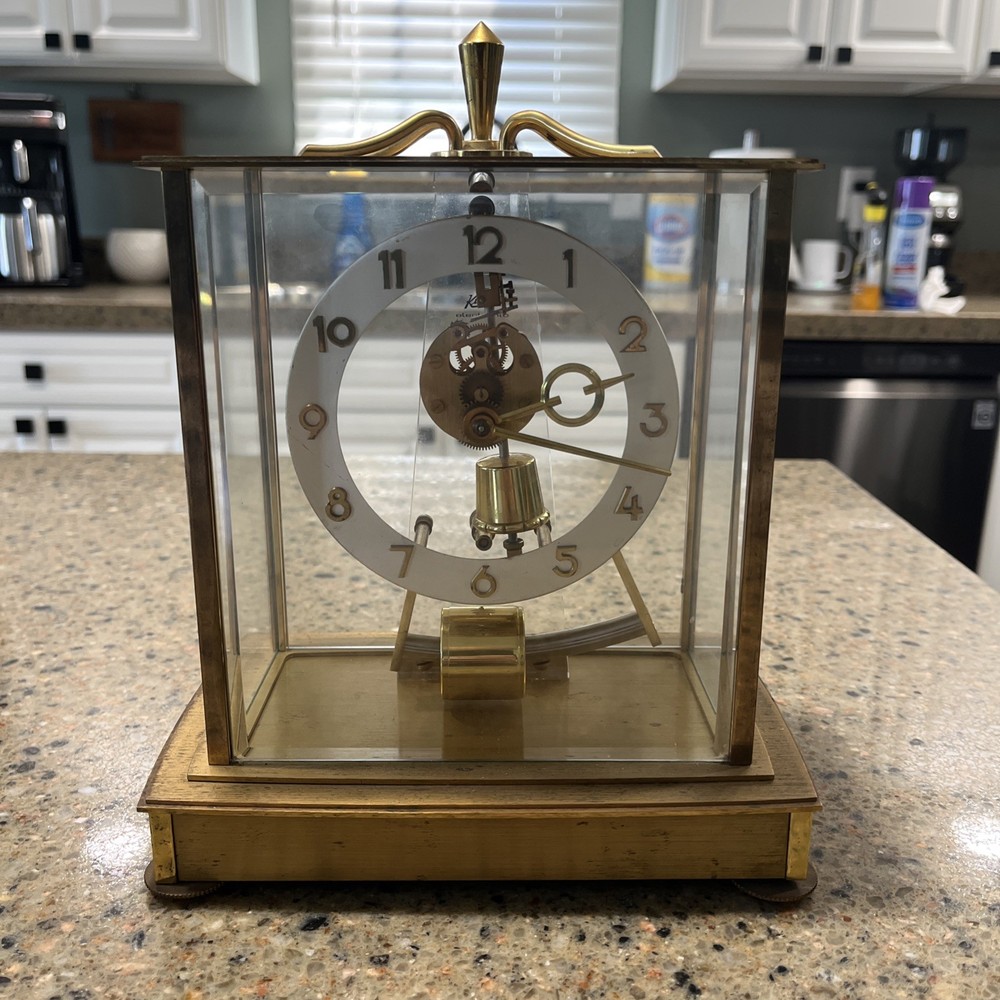 Kundo, Kieninger & Obergfell Vintage Electromagnetic Mantel Clock Working
