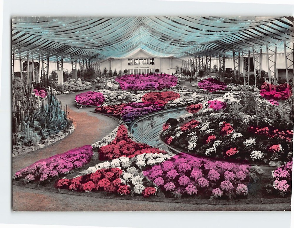 Postcard Gentse Floralien Ghent Belgium