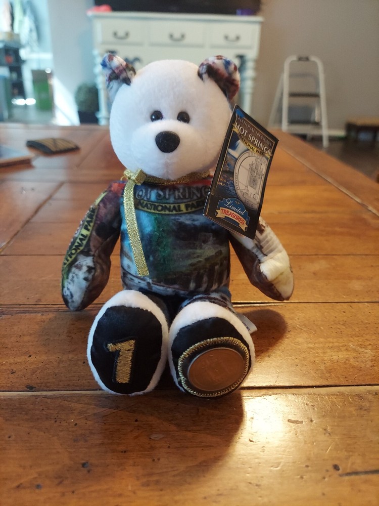 Hot Springs National Park Bean Bag Coin Bear TAG