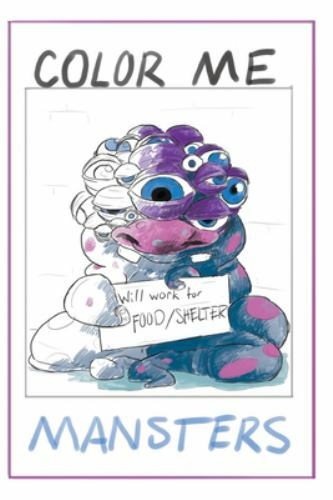 Color Me Mansters, Paperback by Wells, Andrew R., Like New Used, Free shippin...