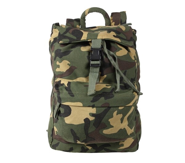 Rothco Woodland Camo Canvas Day Pack - 2370